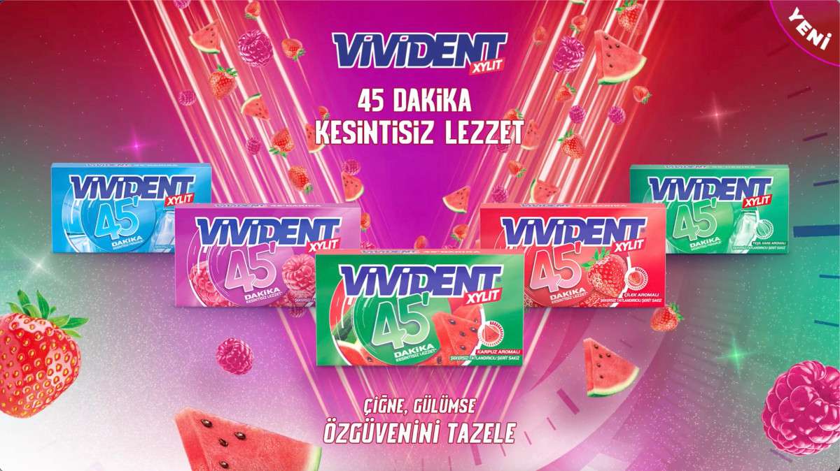 Lezzetli yeni çeşitleriyle Vivident raflarda